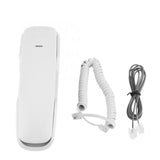 Fixed Landline Smart Telephone Portable Mini Phone Wall Telephone Hanging Telephone 2 in 1 Push Button Phone for Home