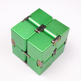 High Quality Metal Infinity Cube Finger EDC Anxiety Stress Relief Magic Cube Blocks Children Kids Funny Toys Best Gifts