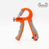 Adjustable Hand Grip Strengthener Count Power Finger Hand Exerciser Gym Muscle Training Wrist Gripper Non-Slip Handle Portable
