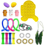 Fidget Toys Pack Anti Stress Set Kawaii Gift Toys Box Children Simple Dimple Antistress Relief Figet Toys Pakket Kit Dropship