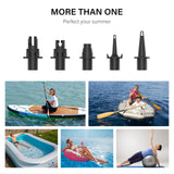 CYCPLUS 20PSI Electric SUP Pump Air Compressor Inflation Deflation Pump Boat Kayak Stand Up Paddle Surfing Board with Nozzles