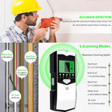 New 5 in 1 Metal Detector Find Metal Wood Studs Wall Scanner AC Cable Wires Depth Tracker Electric Box Finder Wall Detector