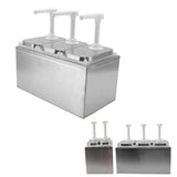 Condiment Pump Station 35ml Extrusion Capacity Sauce Dispenser Pump Plastic for Home