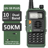 BaoFeng UV-S9 Plus High Power 8W/10W  Walkie Talkie Dual Band 50km Long Range up of uv-5r Portable UVS9 Plus Radio for hunting
