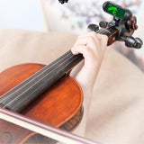 Professional Violin  Tuner Portable Digital Electronic Tuner Mini Electronic Screen Display Clip-on Tuner For Violin Viola Cello
