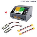 D6 Pro AC/DC AC 200W DC 650W 15A Dual-channel Smart Charger with Wireless Charging for LiHv/LiPo/LiFe/Lilon/Lixx 1~6S Batteries