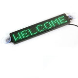 Car LED Display Ultra-thin Message Display Board 12V Car Rear Window Programmable Advertising Moving Scrolling Display Screen