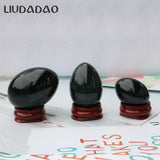 Undrilled Nephrite Jade Yoni Eggs Natural Ben Wa Ball Nephrite Jade Eggs For Women Kegel Exerciser Muscle Tightening Health Care
