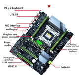 F19E X79T LGA 2011 CPU Computer Mainboard DDR3 Desktop PC Motherboard with 4 Channel