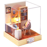 CUTEBEE DIY Dollhouse Wooden doll Houses Miniature Doll House Furniture Kit Casa Music Led Toys for Children Birthday Gift