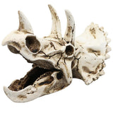Resin Dinosaur Skull Artificial Ornament Fish Tank Aquarium Decorations Cave Landscape Pet Reptile House Aquarium Home Decor