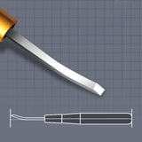 5Pcs/set Gundam Chisel Model Concealed Angle Flat Blade Pusher Curved Engraving Knife Hobby Building Tools Carving