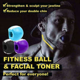 Jaw Training Device Fitness Ball Facial Muscle Chewing Device Face And Neck Food-grade Silicone Shaping Exerciser