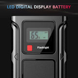 12000Mah Car Jump Starter Power Bank Car Emergency Booster Starting Device Smart Battery Clip US Plug
