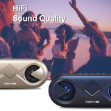 2pcs Outdoor Wireless Speaker 4D Stereo Sound Portable Bluetooth 5.0 Loudspeaker Double Horns Support TF Card/USB Drive/AUX