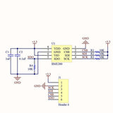 1.8-5V GY-BME280 GY-BME280-3.3 precision altimeter atmospheric pressure BME280 BMP280 sensor module