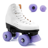 Roller Skate Wheels With Bearings And Toe Stoppers Roller Skate Brake Block Durable 82A Skateboard Wheels Parts
