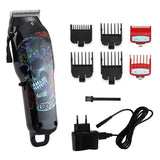 Wireless salon hair clipper professional hair trimmer men electric powerful motor hair cutting machine lithium battery 100v-240v