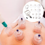 1 Set Chinese Cupping Therapy Set Body Device Suction Cup Vacuum Pump
