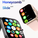 KW105 Smart Watch Men Bluetooth Call AI Assistant Health Monitors 1.69 Inch HD Display Sports Fitness Tracker Women Smartwatch