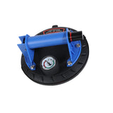 8 Inch Vacuum Suction Cup With Pressure Gauge Heavy Duty Lifter for Granite Tile Glass Manual Lifting Handling Tool Blue 200mm
