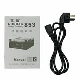 Gordak 853 Infrared BGA Rework Soldering Station Hot Air Heat Gun Preheating Desoldering Station For Phone PCB IC SMD Welding