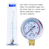 Oxygen Flow Meter Oxygen Flowmeter Pressure Gauge Oxygen Pressure Valve Regulator 0-10L/Min G5/8