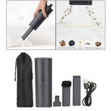 Handheld Cordless 35W Car Vacuum Cleaner USB Rechargeable 2.0kpa Suction Brushed Motor Suction &amp; Blow Function for Office &amp; Car