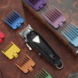 VGR Rechargeable Hair Clipper Electric Beard Hair Trimmer For Men Cordless Barber Adjustable Hair Cutting Machine