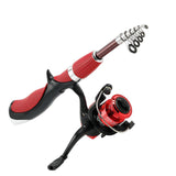 Fishing Rod And Reel Set Casting Fishing Rods Carbon  Ultra Light Rod With Mini Spinning Reels Fishing Tackle Set