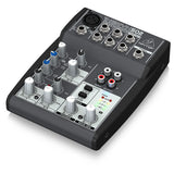 Behringer xenyx 502 Mixer 5 Inputs with XENYX Mic Preamp for professional stage perfofmance and live broadcasting