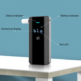 Professional Alcohol Tester Personal Use Alcohol Accurate Measurement Fast Respond Bralizer Breathalyser Device with Digital LCD