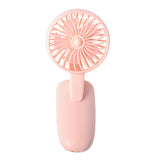USB Fan Mini Phone Clip Fan Small Electric Fan Portable Outdoor Handheld Fan Rechargeable with Lanyard Small Fan Pattern Pocket