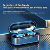 F9 mini BT5.1 Mini Earbuds Wireless Stereo Headphones Noise Isolation with Mic Fast Pairing In-ear Touch Control Sports Headset