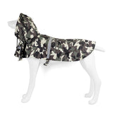 PU leather Dog raincoat Reflective adjustable for chihuahua husky pitbull small to big dogs raining coat with Hood dog supplies