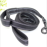 Dog leash Nylon High quality 1.5m Double-layer reflective traction rope safety small big german shepherd bulldog dog accessories
