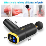 Electric Massage Gun Percussion Muscle Stimulator Deep Tissue Body Relaxation Vibration Gun neck Massagers Weight loss With Bag
