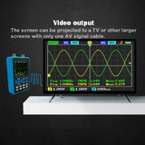 DSO2512G 2.8 Inch Handheld Digital Oscilloscope 120M Bandwidth Dual Channel Oscilloscope Signal Generator XY Mode 500M Sampling
