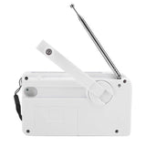 Solar Hand Crank Radio Multifunction Portable AM/FM Radio Support Mobile Phone Emergency Charging Function Flashlight Radio