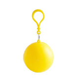 Convenient Portable Rain Ponchos Ball for Adults Disposable  Thick Emergency Waterproof Raincoat Colorful Poncho with Hook