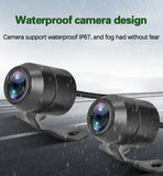 3 inch 1080P WIFI Motorcycle Driving Recorder Cycle Video Professional Fashion with Special Dual-track Car Black Box Recorder