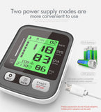 Medical Equipment Upper Arm Automatic Digital Blood Pressure Monitor Rechargeable Sphygmomanometer Monitor Heart Rate Pulse
