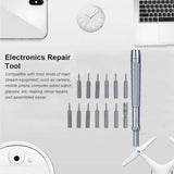 50 in 1 Multi-purpose Screwdriver Bit Set with Storage Case Quick-changing Precision Screwdriver Bits Tweezers Reparing Tools