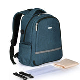 Diaper Bag Baby Nappy Bag Mummy Daddy Backpack Large Capacity  Casual Laptop Bag Rechargeable Holder for Bottle M BA033