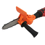 4"/6" Electric Chain Saw Converter Electric Drill Fast Modified To Electric Chainsaw Adapter Chainsaw Attachment W/ Spare Chain