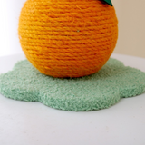 Cute Orange Pet Cat Tree Toy with Ball Scratching Post for Cat Kitten Climbing Mushroom Condo Protecting Furniture Fast Delivery