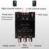 ZK-1002T TI TPA3116D2 Bluetooth 5.0 Subwoofer Amplifier Board 2X100W 2.0 Channel Audio Stereo Amplifier Board US Plug
