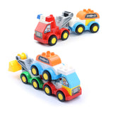robot Big Size Diy Building Blocks Bricks 6 IN 1 Educational Block Toy Compatible Duploed Toys For Children Kids Gifts