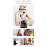 Q8 Smart Follower Gimbal 360° Rotating Automatic Face and Object Tracking, Phone Follower Gimbal Stabilizer