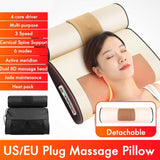 6 Modes Relaxation Massage Pillow Vibrator Shoulder Back Whole Body Heating Kneading therapy pillow shiatsu Neck Massager